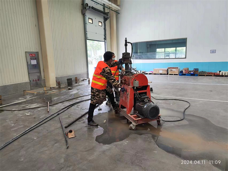 云县厂房地面下沉塌陷注浆加固施工